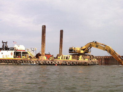 Dredging the Vermilion Port