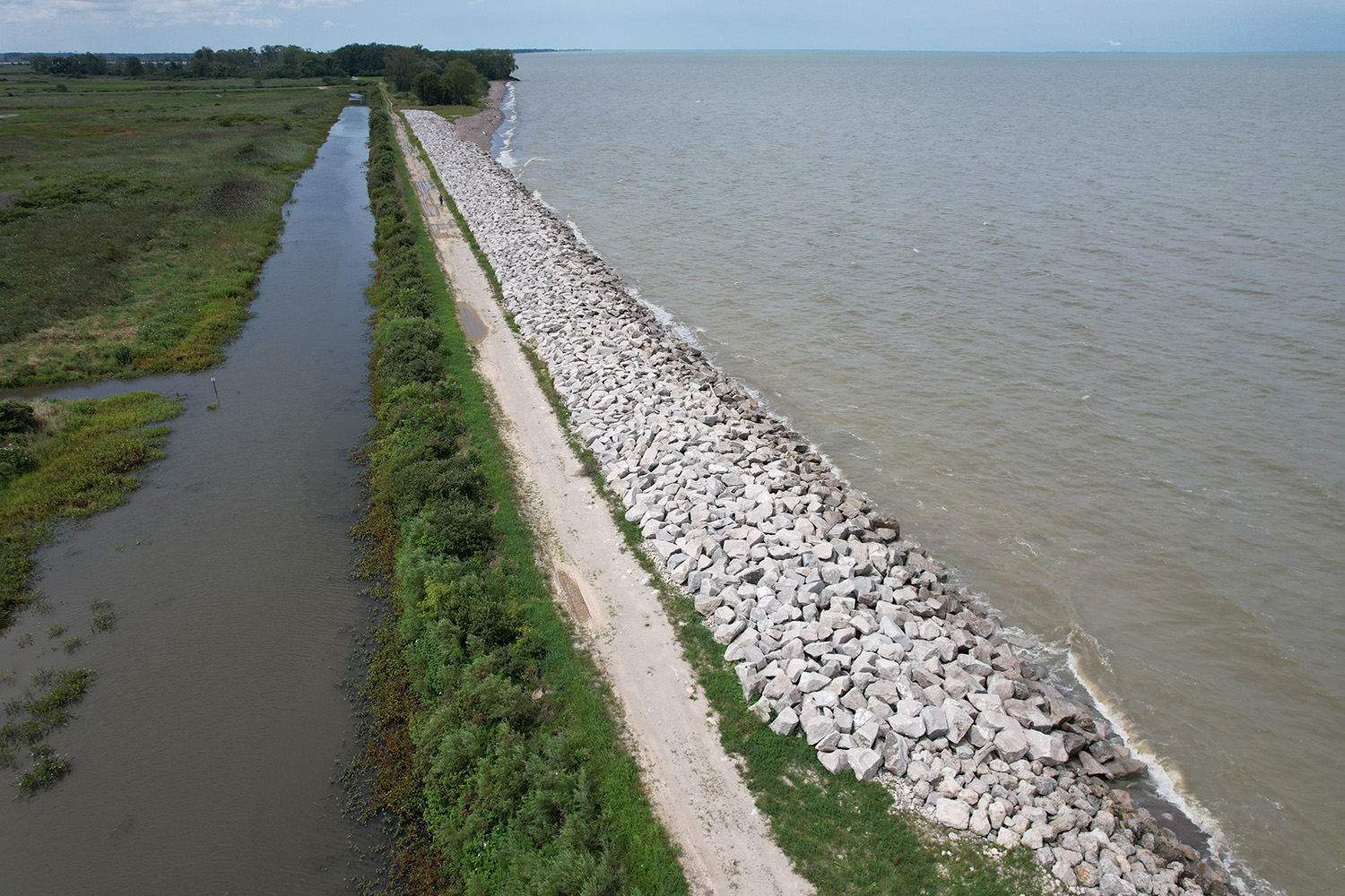 Magee Marsh Shoreline Protection Barrier Rehabilitation